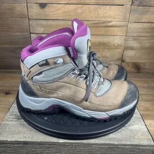 La Sportiva F c 4.1 Gtx Womens Size Us 6.5 Brown Purple Lace Up Hiking Boots