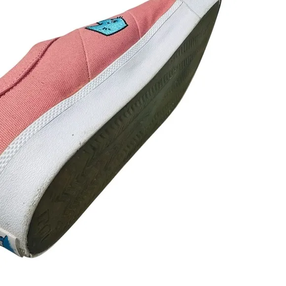 LAKAI X LEON KARSSEN SHEFFIELD LEON PINK FLAME CAT SNEAKERS SIZE 12
