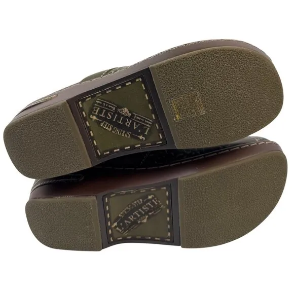 L'Artiste by Spring Step Elkayjay (Olive Multi) Women's Shoes Size EU 40 US 9