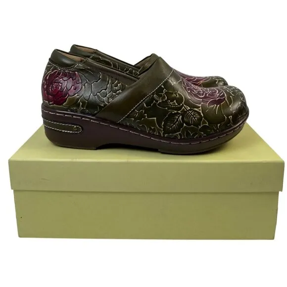 L'Artiste by Spring Step Elkayjay (Olive Multi) Women's Shoes Size EU 40 US 9