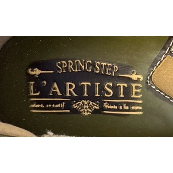 L'Artiste by Spring Step Elkayjay (Olive Multi) Women's Shoes Size EU 40 US 9