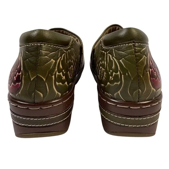 L'Artiste by Spring Step Elkayjay (Olive Multi) Women's Shoes Size EU 40 US 9