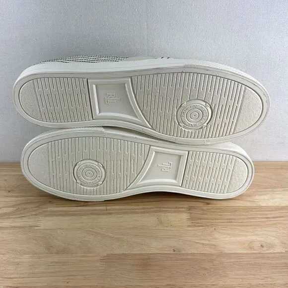 Lauren Ralph Lauren Jinny Sneaker- Vanilla/Black- Size 9.5 B- NIB