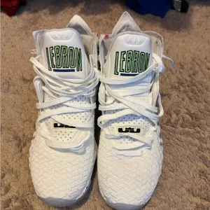 LeBron Nike 17 Command Force White Athletic Shoes
