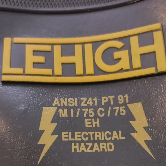 Lehigh Safety rubber work boots elc hazard new sz9 shock proof