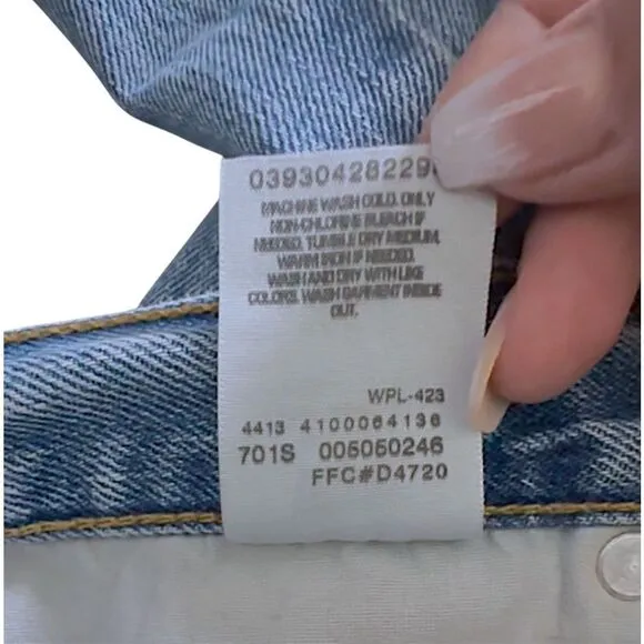 Levi’s 505 VINTAGE REGULAR FIT MEN'S JEANS - Size 38x30 (005050246)  ***Item: 06