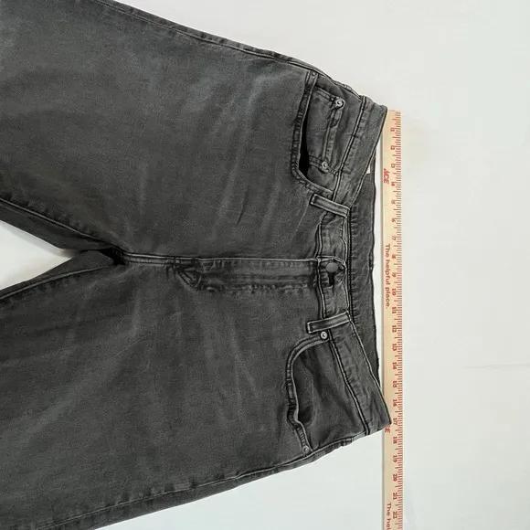 Levi's Premium Big E 502 Washed Black Jeans Mens 36x32