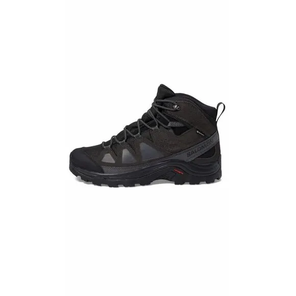 LikeNew Salomon Hiking Boots 14 Black Phantom Magnet Quest Rove GORE-TEX Leather