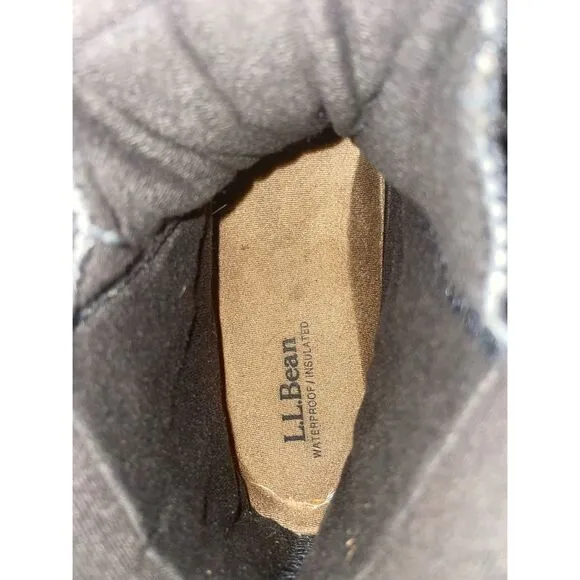 LL Bean Primaloft 200 Gram WP Tek 2.5 Hiking Boots Men’s Size 8W 296512