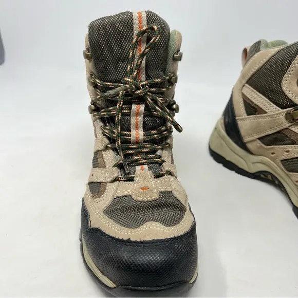 LL BEAN Women's Hiking DRI-LEX 2 Zone Comfort Suede Shoes Boots Size 7 Medium