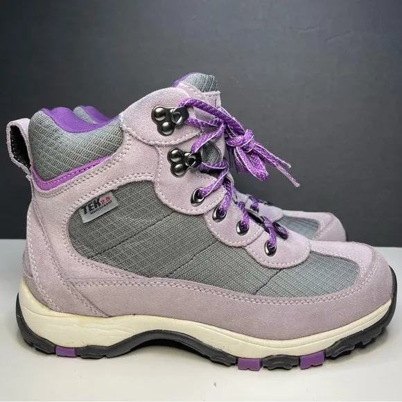 LL Bean Womna 7 Primaloft 296491 Gray/Purple Tek Waterproof Hiking Boots