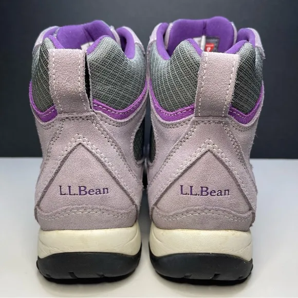 LL Bean Womna 7 Primaloft 296491 Gray/Purple Tek Waterproof Hiking Boots