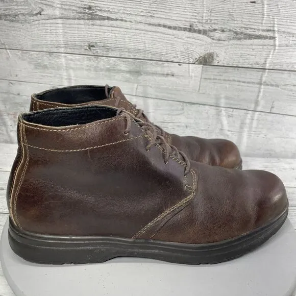LL Bean TEK 2.5 Waterproof Chukka Boots Mens 10.5 Brown Leather Ankle Shoes