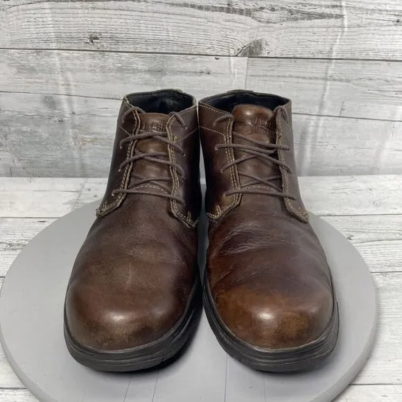 LL Bean TEK 2.5 Waterproof Chukka Boots Mens 10.5 Brown Leather Ankle Shoes