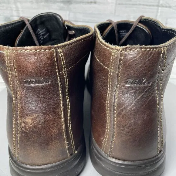 LL Bean TEK 2.5 Waterproof Chukka Boots Mens 10.5 Brown Leather Ankle Shoes