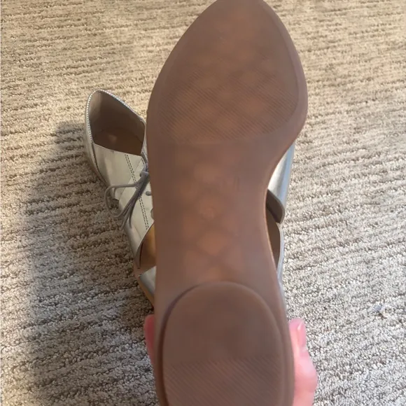 Loeffler Randall Willa metallic cutout Oxford flats