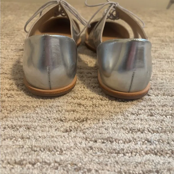 Loeffler Randall Willa metallic cutout Oxford flats