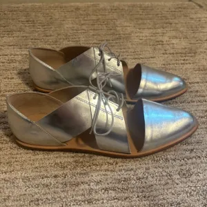 Loeffler Randall Willa metallic cutout Oxford flats