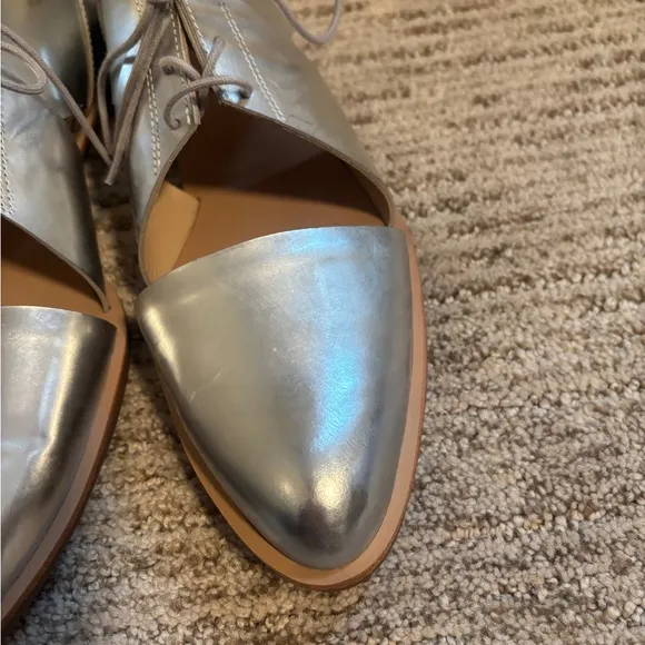 Loeffler Randall Willa metallic cutout Oxford flats