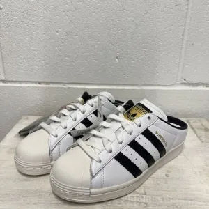 M 4 WMN 5.5 Adidas Originals Superstar Mule Shoes White/Black FX5851 slip on