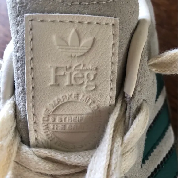 M7 W8 Adidas Clarks Sambas Ronnie Fieg Chalk Sneakers White Green Gum Sole