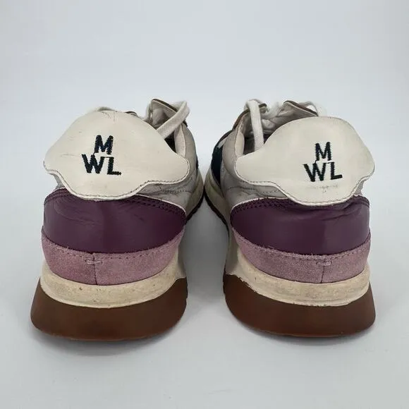 Madewell Kickoff Trainer Leather Canvas Sneakers Sz 8.5 Gorpcore Streetwear