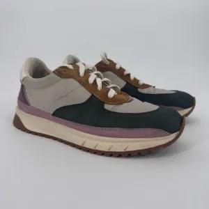 Madewell Kickoff Trainer Leather Canvas Sneakers Sz 8.5 Gorpcore Streetwear