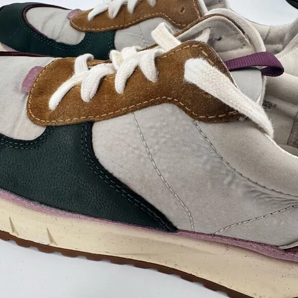 Madewell Kickoff Trainer Leather Canvas Sneakers Sz 8.5 Gorpcore Streetwear