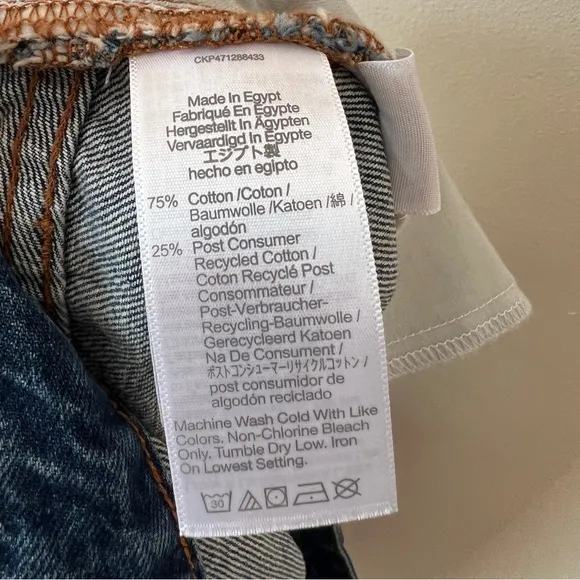 Madewell Relaxed Denim Women’s NWT Plus Size Jean Shorts Size‎ 22