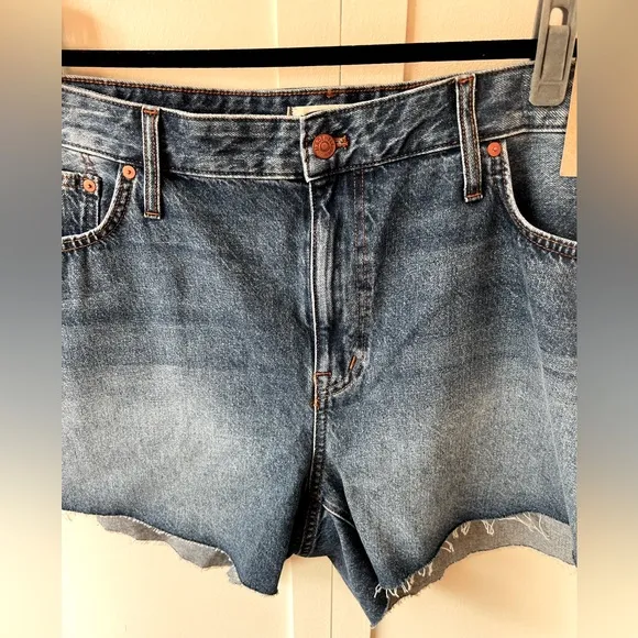 Madewell Relaxed Denim Women’s NWT Plus Size Jean Shorts Size‎ 22