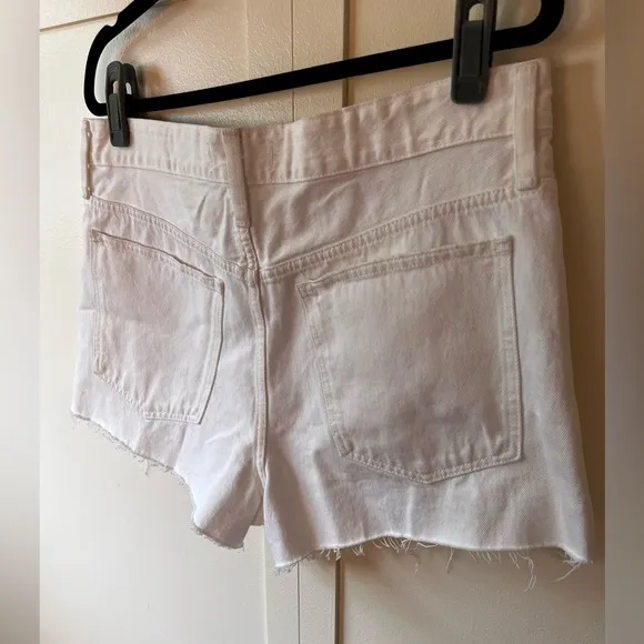 Madewell Relaxed White Denim Women’s NWT‎ Jean Shorts Size 30