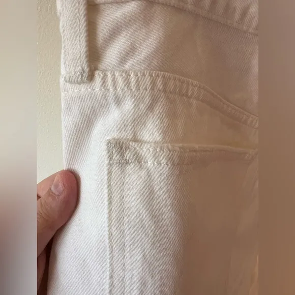 Madewell Relaxed White Denim Women’s NWT‎ Jean Shorts Size 30