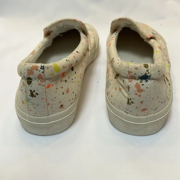 Madewell Sidewalk Slip-On Paint Splattered Women's Sneakers-Size 7