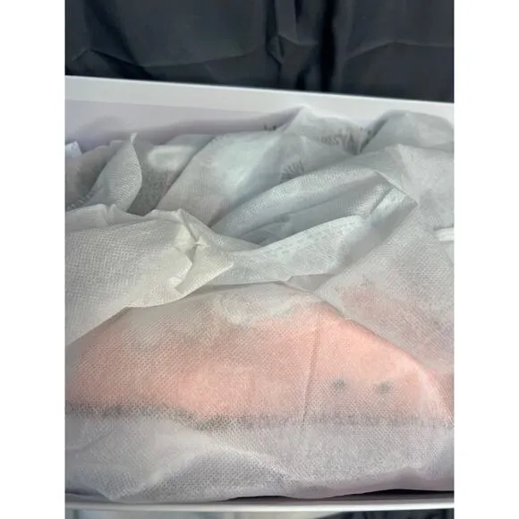 MAISON MIHARA YASUHIRO &quot;PETERSON&quot; OG SOLE CANVAS LOW-TOP SNEAKER (PINK/WHITE)