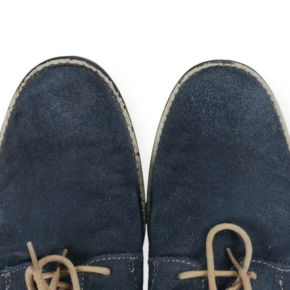 MARK NASON X SKECHERS Navy Blue Oxford Shoes Suede 12 Dress Casual Work Lace Up