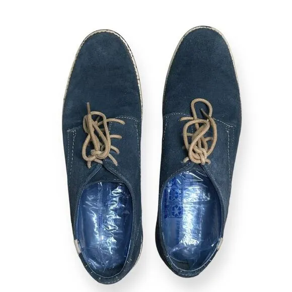 MARK NASON X SKECHERS Navy Blue Oxford Shoes Suede 12 Dress Casual Work Lace Up