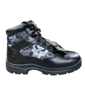 Marvel Punisher Skechers Men's Sz 12 Boots Wascana Waterproof Electrical Hazard