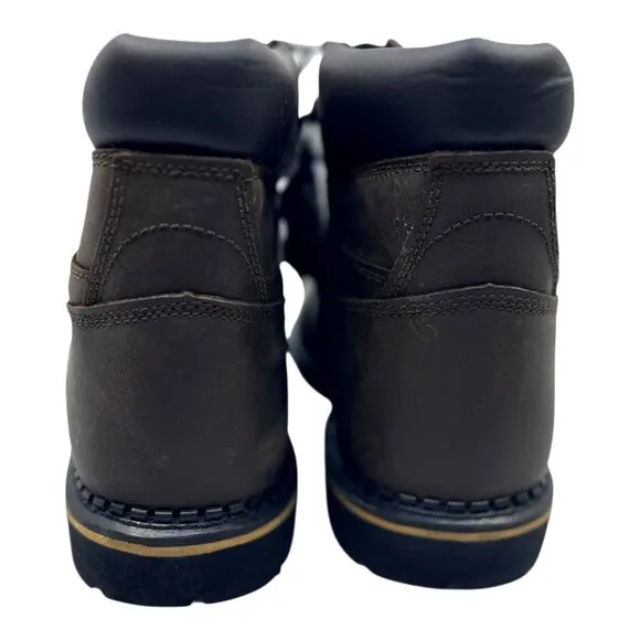 McRae Work Steel Toe Brown Leather Mens Work Boots Size 17M Style #MR86344 NWTS