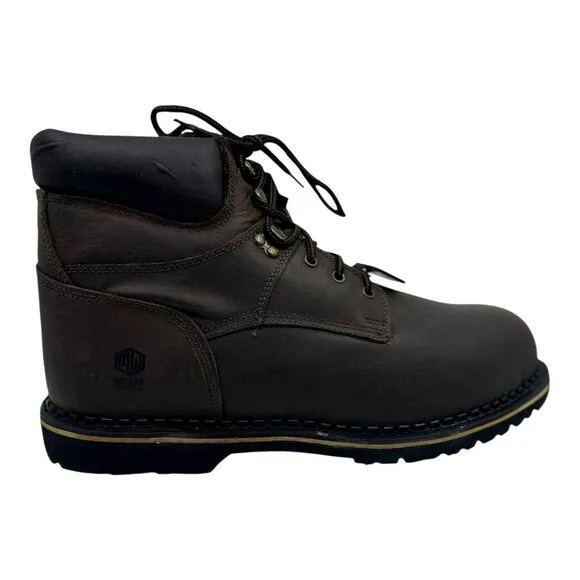 McRae Work Steel Toe Brown Leather Mens Work Boots Size 17M Style #MR86344 NWTS