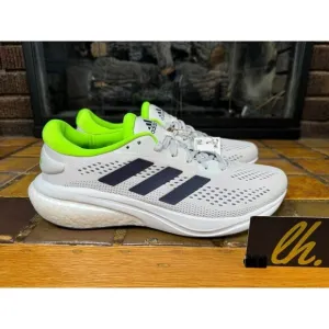 Mens 10 Adidas Supernova 2 Grey Green Athletic Running Shoes GW9093