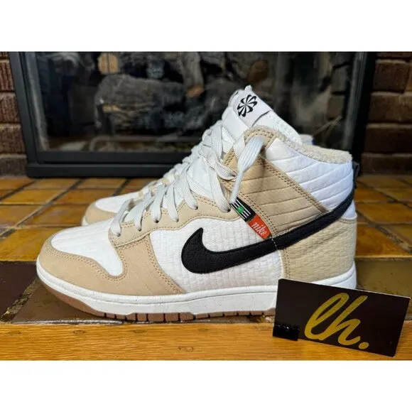 Mens 10 Nike Dunk High Next Nature Toasty Rattan Lifestyle Shoes DD3362-200