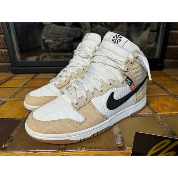 Mens 10 Nike Dunk High Next Nature Toasty Rattan Lifestyle Shoes DD3362-200