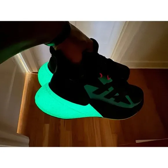 Mens 7 Adidas X9000L4 Black Green Glow In The Dark Athletic Running Shoes GZ5285
