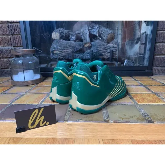 Mens 7.5 Adidas “TMAC 2 Restomod” Green Athletic Basketball Shoes FY9931