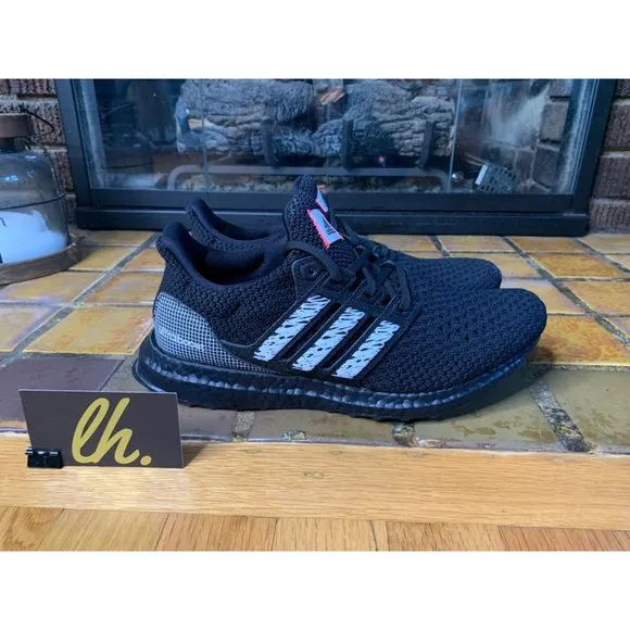 Mens 8.5 Adidas Ultraboost Clima U Black Athletic Running Shoes GY0526