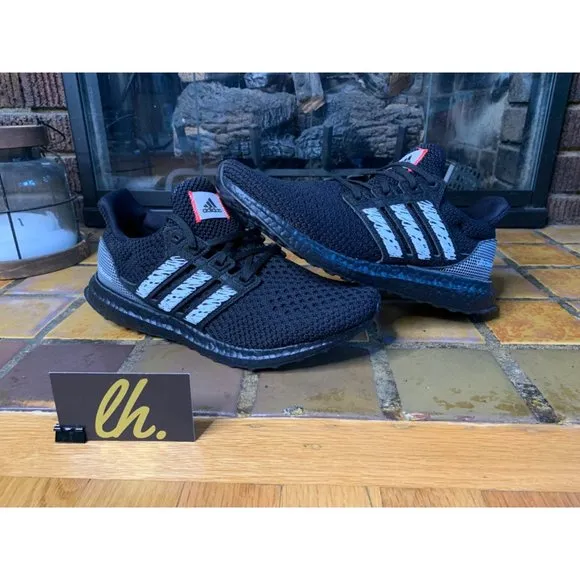 Mens 8.5 Adidas Ultraboost Clima U Black Athletic Running Shoes GY0526