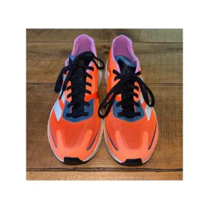 Mens Adidas Adizero Boston 11 Orange Purple Running Casual Training Shoes 9