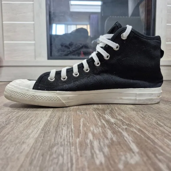 Men's Adidas Alife Nizza Hi Sneakers Size 12 Black White