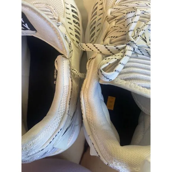Men's Adidas Dame 7 Basketball White Hi-Top Opponent‎ Advisory Shoes-Size 12