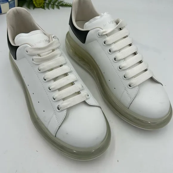 Men's Alexander McQueen clear sole chunky sneakers size 42.5 made in Italy